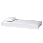 Baxton Studio Roni Modern White Wood Twin Trundle